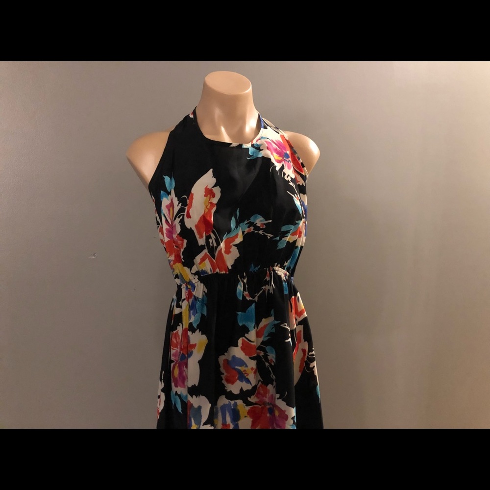 Floral Dress with HighLow Effect